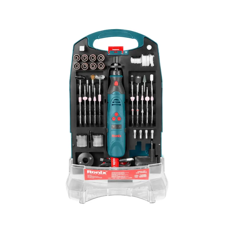 ESMERIL RECTO INALAMBRICO 1/8"  VELOCIDAD VARIABLE (MOTOR TOOL) 118 ACCESORIOS