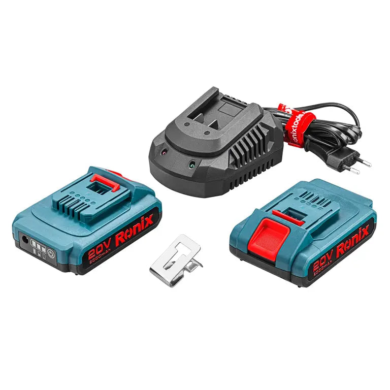 KIT TALADRO PERCUTOR INALAMBRICO DE 1/2"(13MM) CON 2 BATERIAS Y CARGADOR