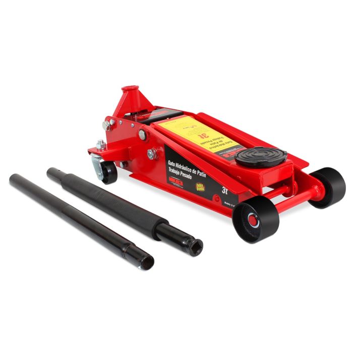 GATO CON RUEDAS 3TON DOBLE BOMBA REFORZADO