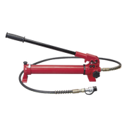 BOMBA HIDRAULICA MANUAL CON MANOMETRO CAPACIDAD 1 LITRO