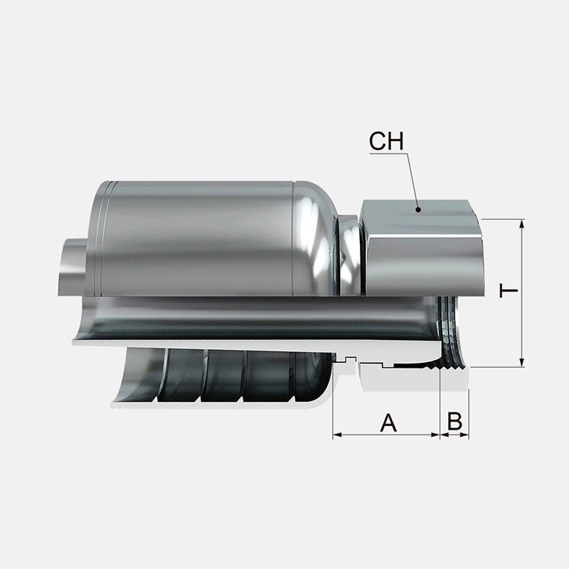HEMBRA GIRATORIA RECTA METRICA CONO MULTIUSO 24°/60