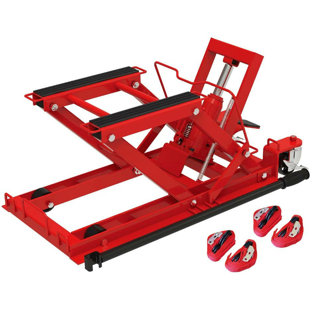 ELEVADOR HIDRÁULICO PARA MOTOCICLETAS CAPACIDAD 400KG HD