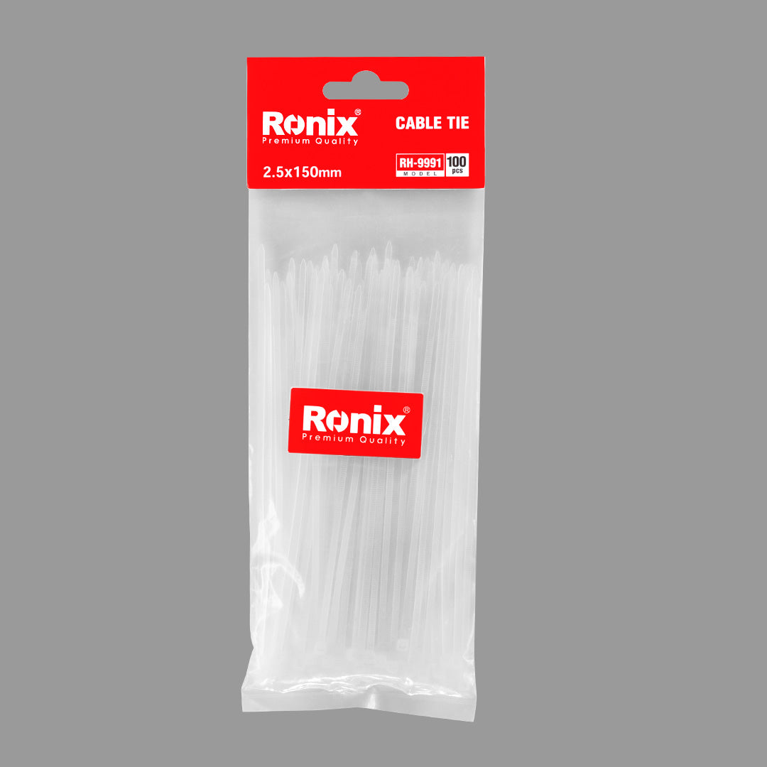 ZUNCHOS 2.5 X 150mm 100 PCS LA BOLSA