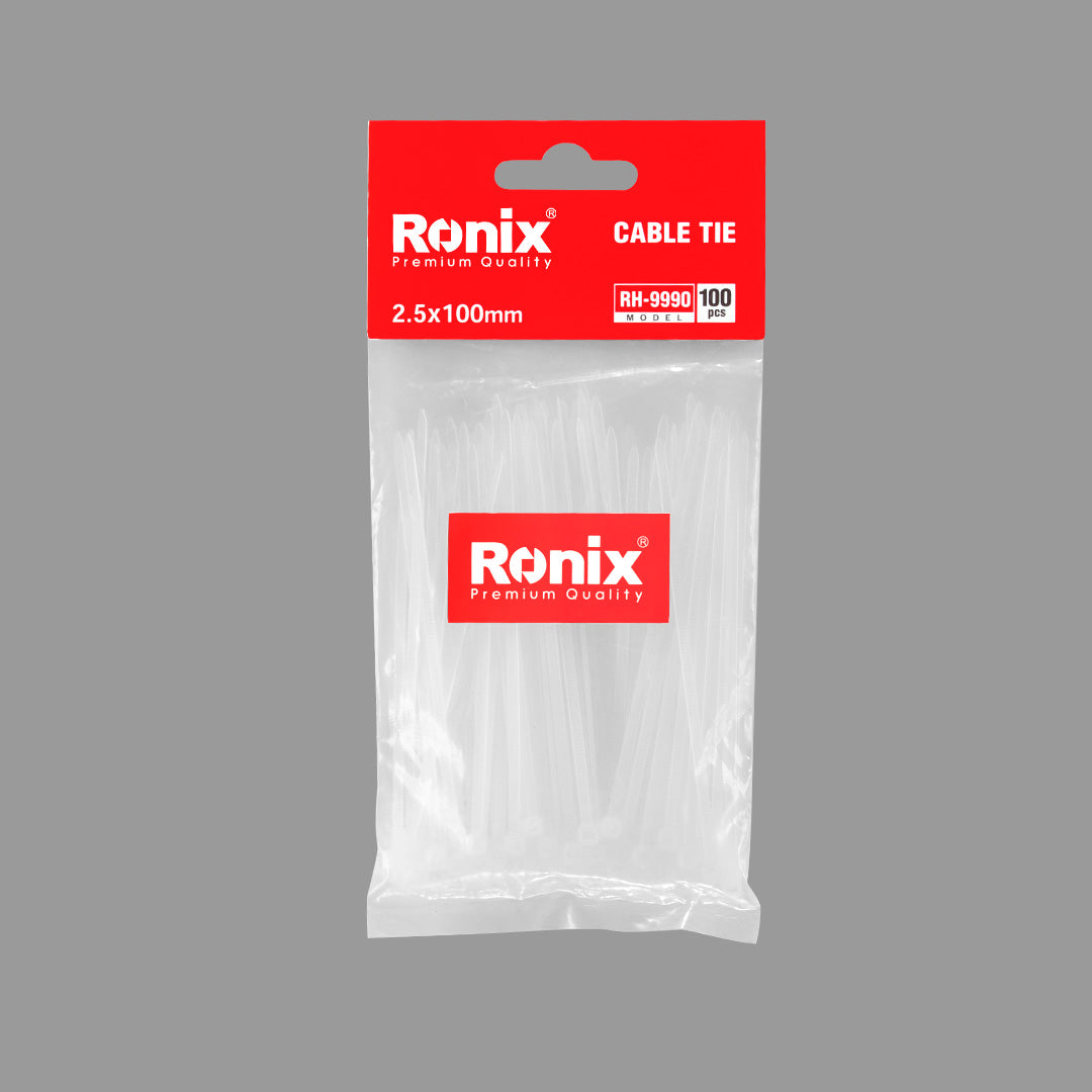 ZUNCHOS 2.5 X 100mm  100 PCS LA BOLSA