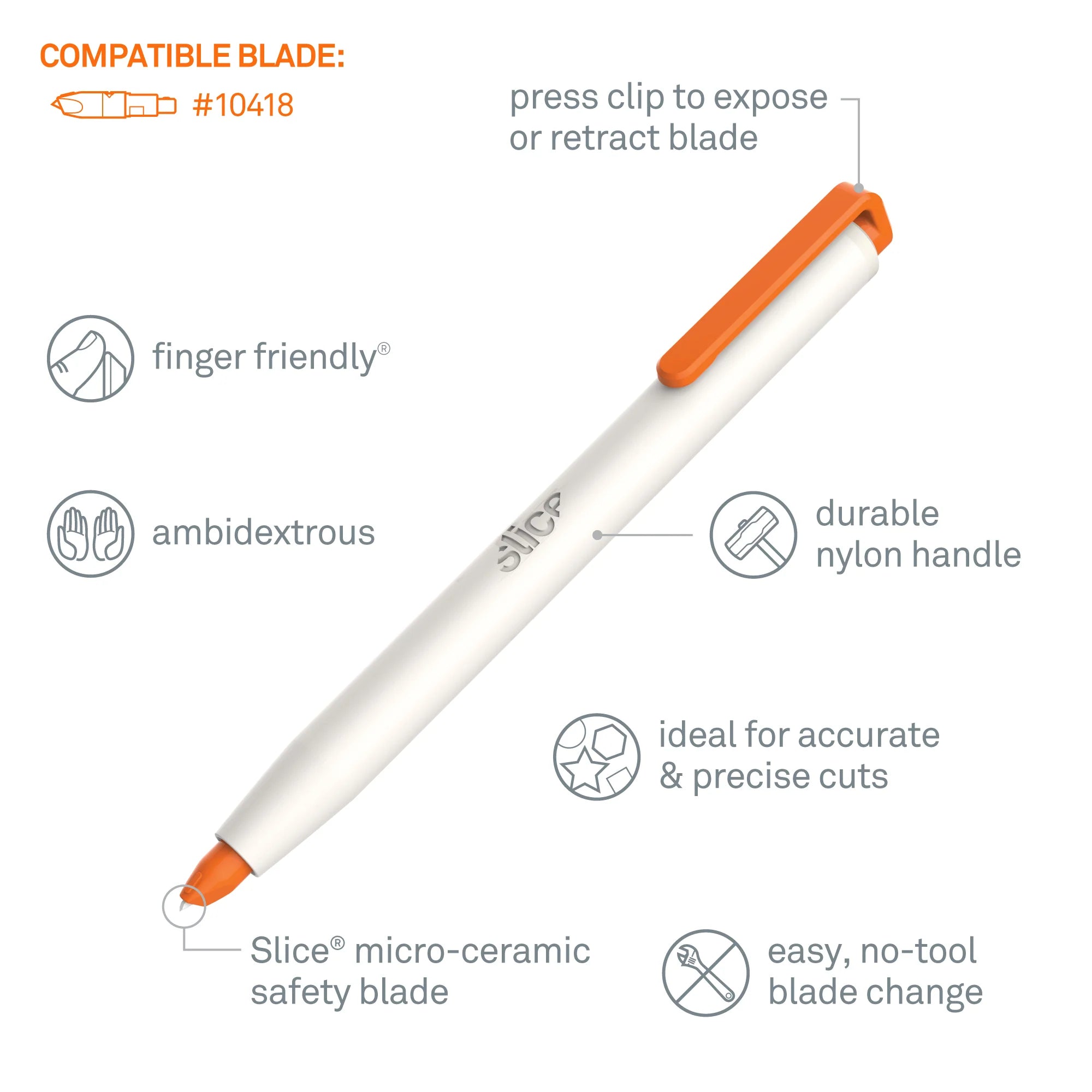 CUCHILLA LAPIZ ARTESANAL DE PRECISIÓN RETRACTIL SLICE