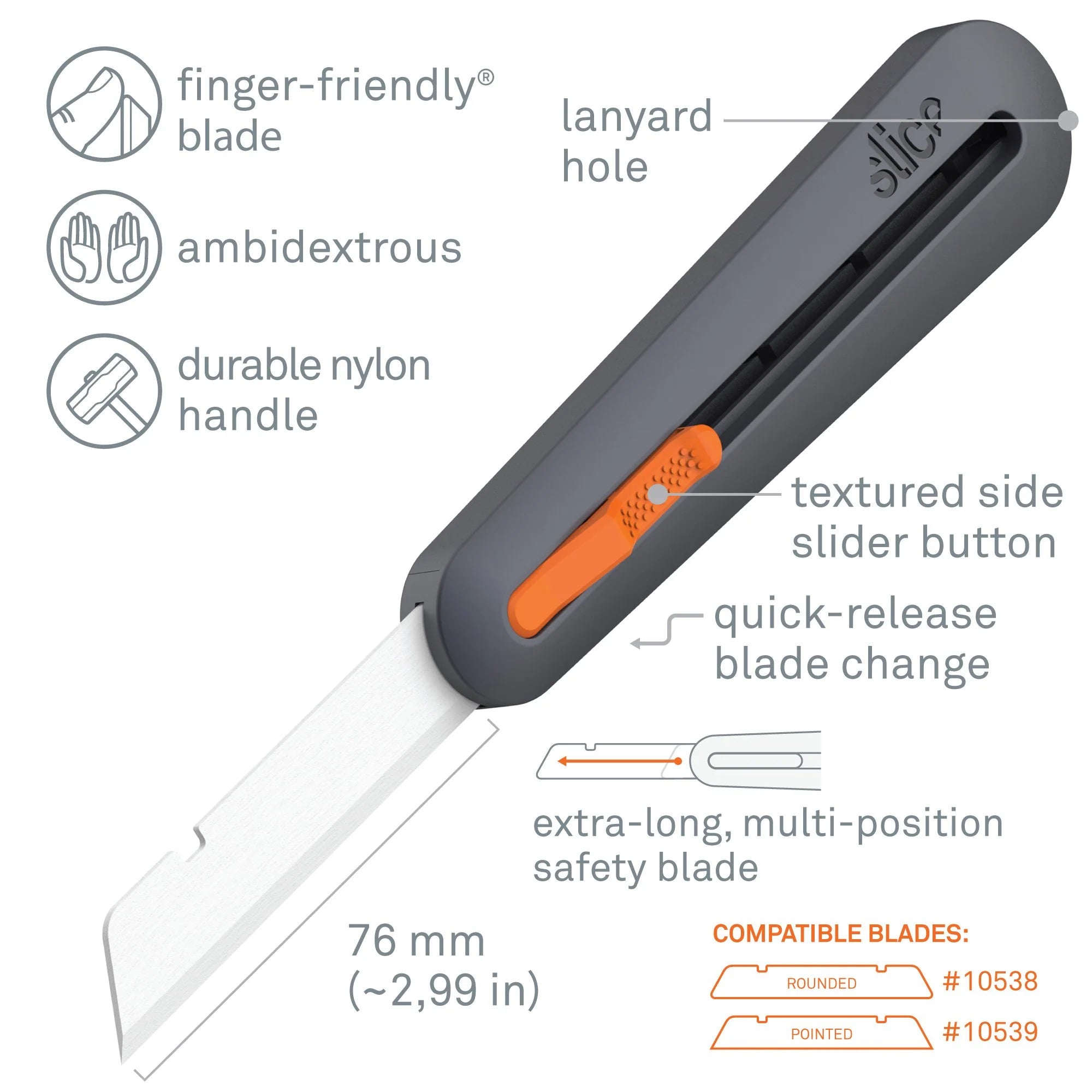 CUCHILLA MANUAL SLICE INDUSTRIAL