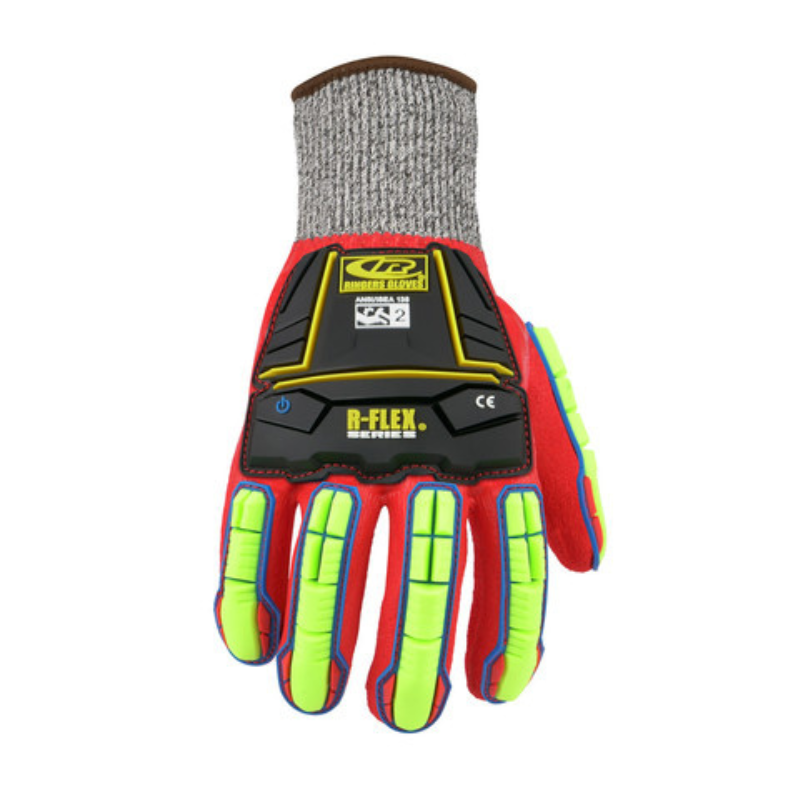 GUANTES RINGERS R068 ANTI IMPACTOS RESISTENTE A CORTES CON PALMA Y DOR ...