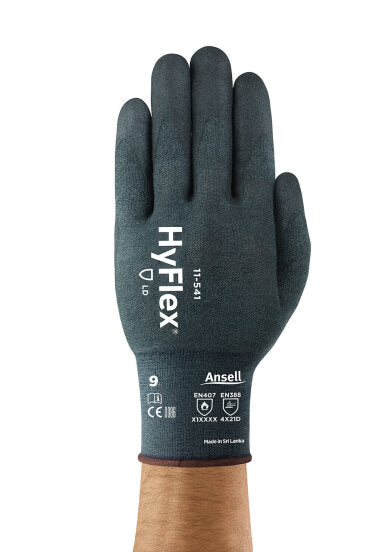 GUANTES HYFLEX 11-541 CON PALMA DE ESPUMA DE NITRILO