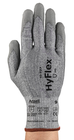 GUANTES HYFLEX 11-727 CON PALMA DE POLIURETANO