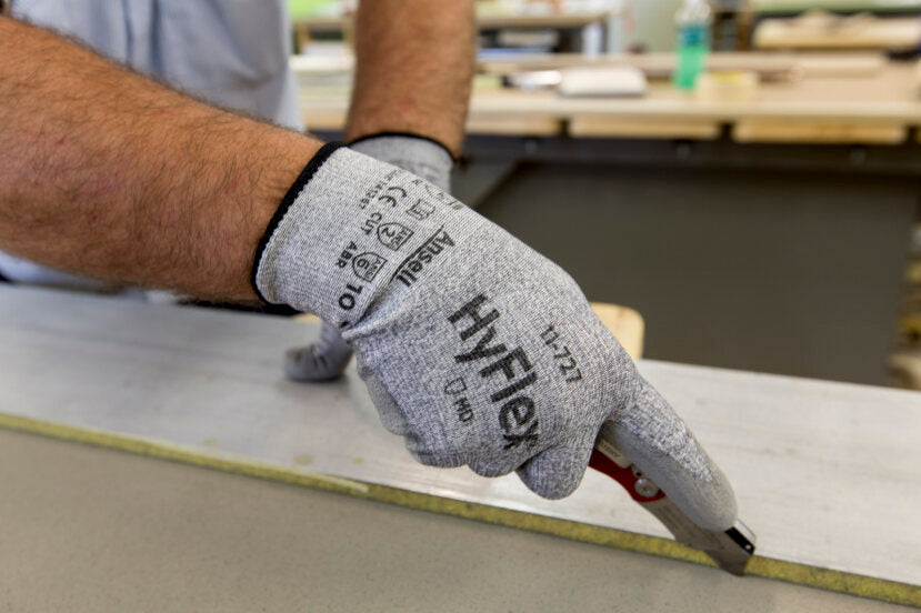GUANTES HYFLEX 11-727 CON PALMA DE POLIURETANO