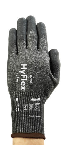 GUANTES HYFLEX 11-738 DE NYLON INTERCEPT CON PALMA DE POLIURETANO Y NITRILO AL AGUA