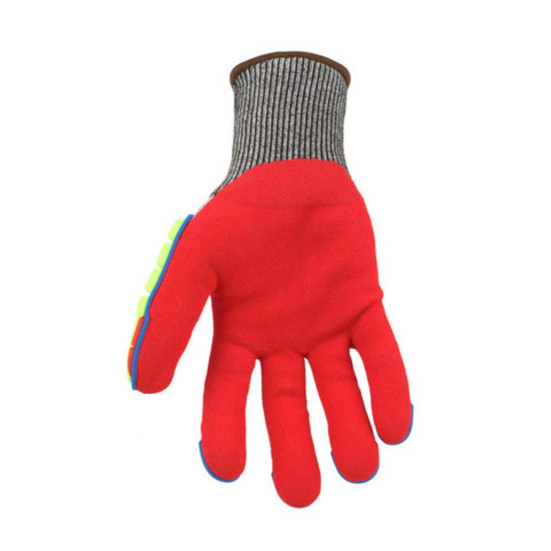 GUANTES RINGERS R068 ANTI IMPACTOS RESISTENTE A CORTES CON PALMA Y DORSO RECUBIERTOS