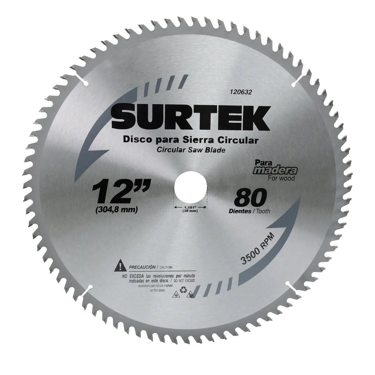 DISCO SIERRA DE CARBURO MADERA 7-1/4 X 24T (5/8)