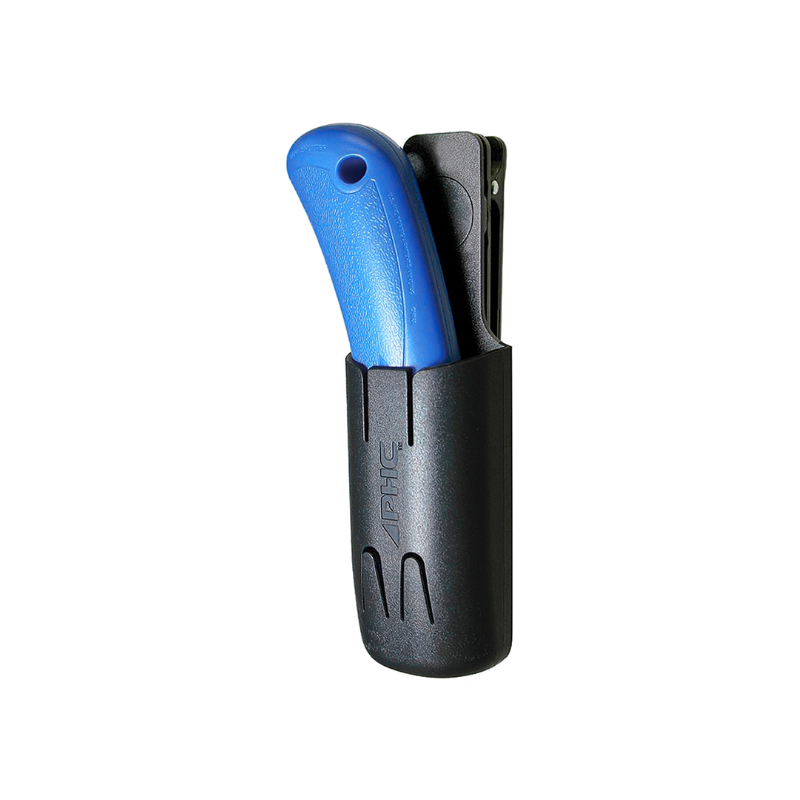 CUCHILLA DE SEGURIDAD DESECHABLE PARA ALIMENTOS CON GUARDA DE SEGURIDAD DE AUTO BLOQUEO PHC