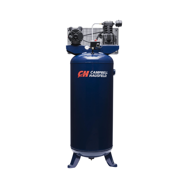 COMPRESOR DE AIRE 3.7HP TANQUE DE 60 GALONES VERTICAL 240V-1PH 135PSI 10.2CFM