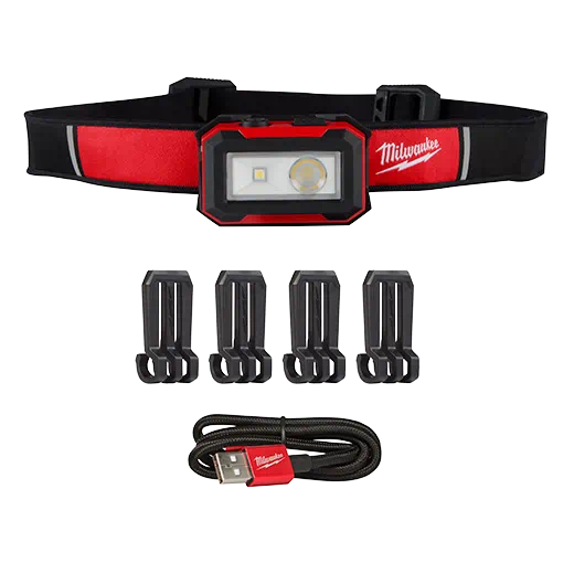 LAMPARA MAGNETICA PARA CASCO RECARGABLE POR USB