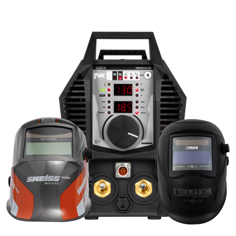 COMBO SOLDADOR SKYMAX 2040 NX 200A + DOS CARETA PARA SOLDAR