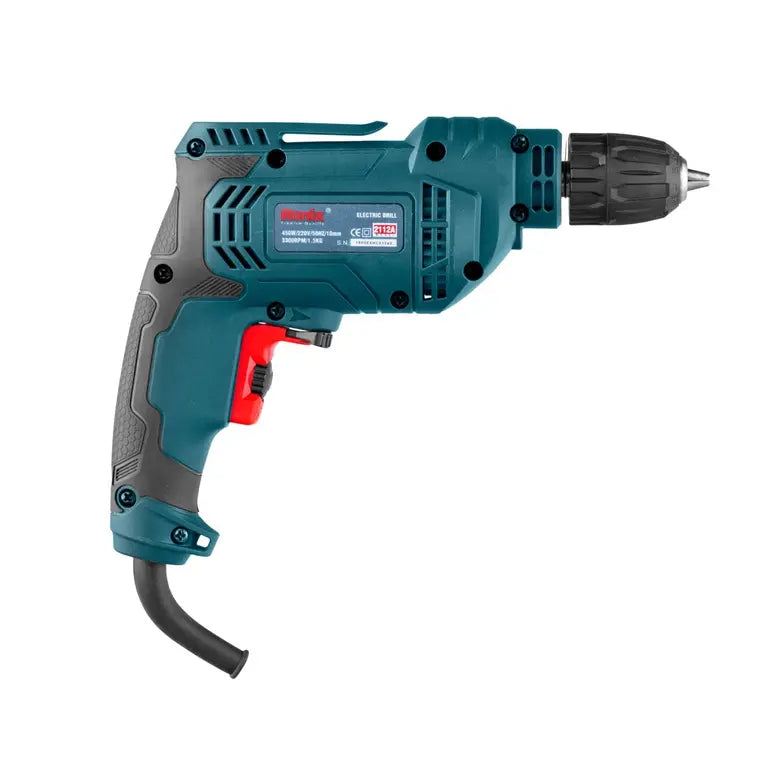 TALADRO DE 10MM ELÉCTRICO CON POTENCIA 450W SIN MANDRIL