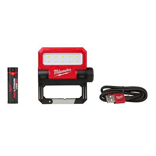 LAMPARA ARTICULADA, 550 LUMENS, RECARGABLE USB REDLITHIUM