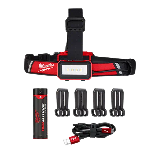 LÁMPARA PARA CASCO RECARGABLE POR USB