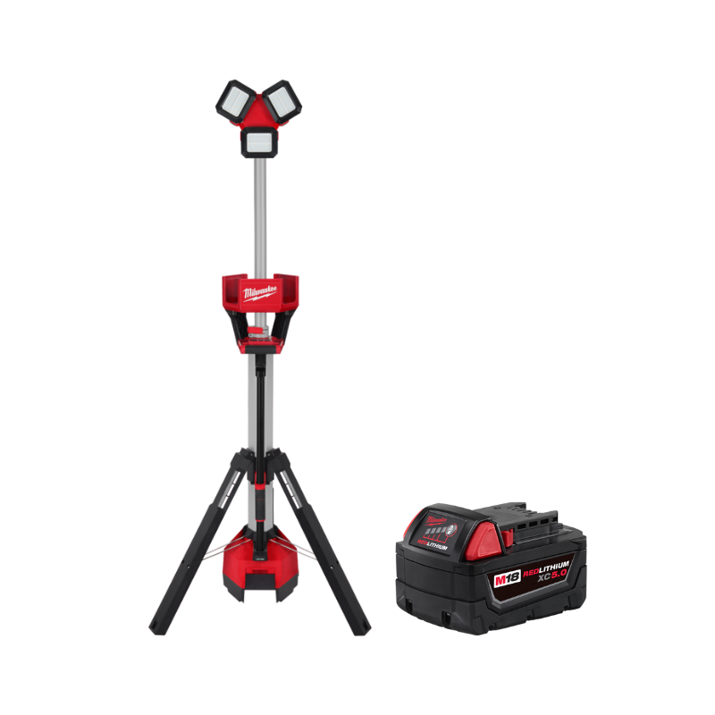 LAMPARA TORRE ROCKET M18 + BATERIA DE CAPACIDAD EXTENDIDA M18 XC5.0