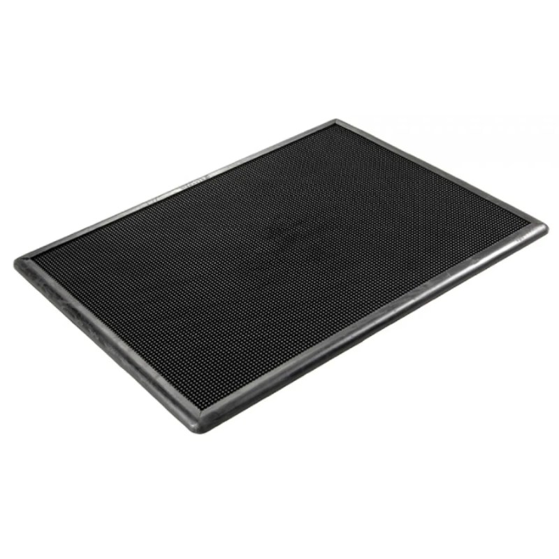 TAPETE SANITIZANTE DE TAMAÑO ESTANDAR C/BORDE DE 2-1/2 NEGRO DE 24 X 32
