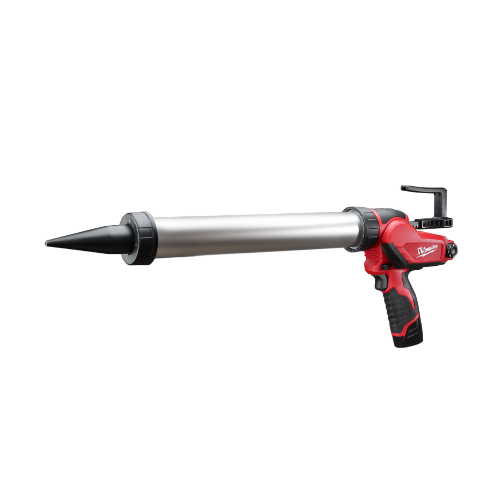 PISTOLA PARA CALAFETEAR INALAMBRICA M12 CON BARRIL DE ALUMINIO DE 20OZ C/ CARGADOR Y BATERIA CP1.5