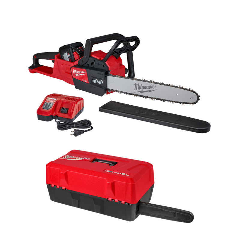 MOTOSIERRA M18 FUEL DE 16" CON BATERIA Y CARGADOR + CAJA PARA TRANSPORTE