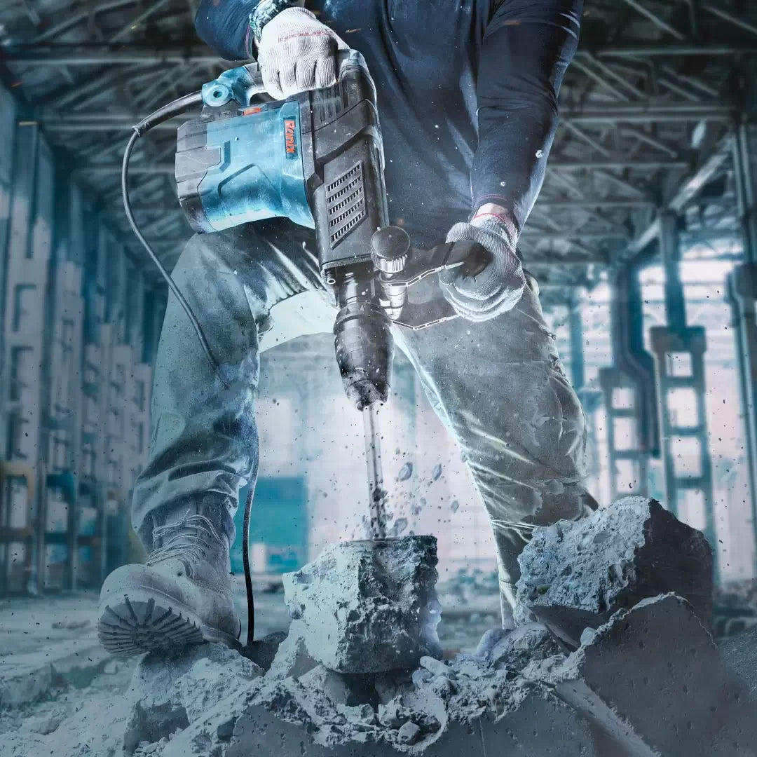 TALADRO MARTILLO DEMOLEDOR DE 1500W -50HZ- 110V - 0-2000GPM