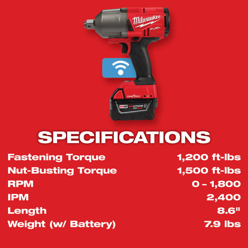 LLAVE DE IMPATO DE 3/4" M18 EN KIT