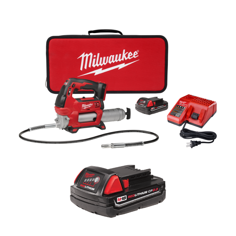COMBO KIT ENGRASADORA DE DOS VELOCIDADES M18 + BATERIA 2.0AH