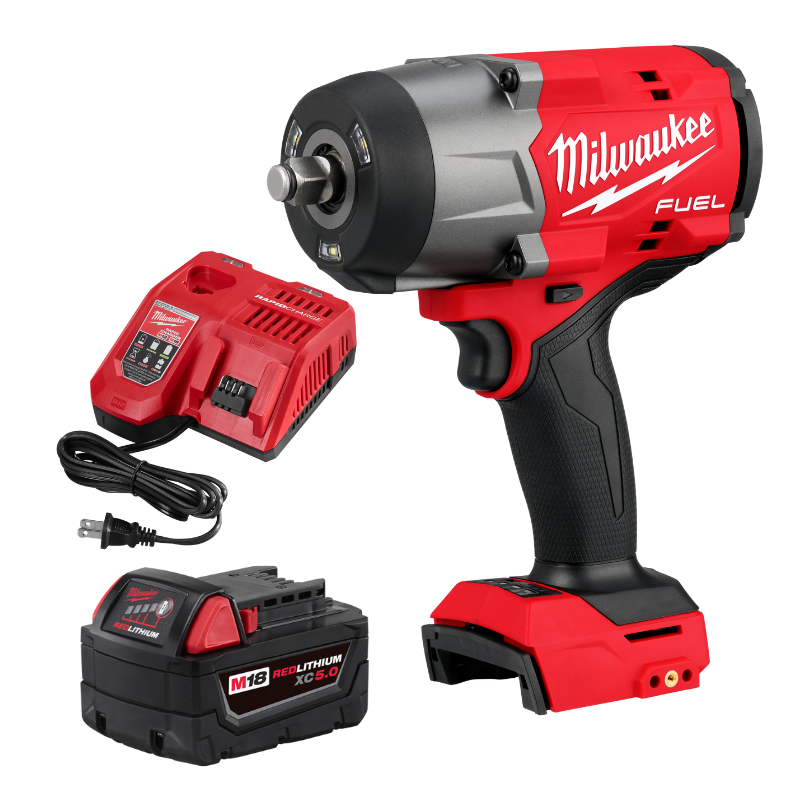 COMBO LLAVE DE IMPACTO DE 1/2" DE ALTO TORQUE + BATERIA XC5.0 + CARGADOR