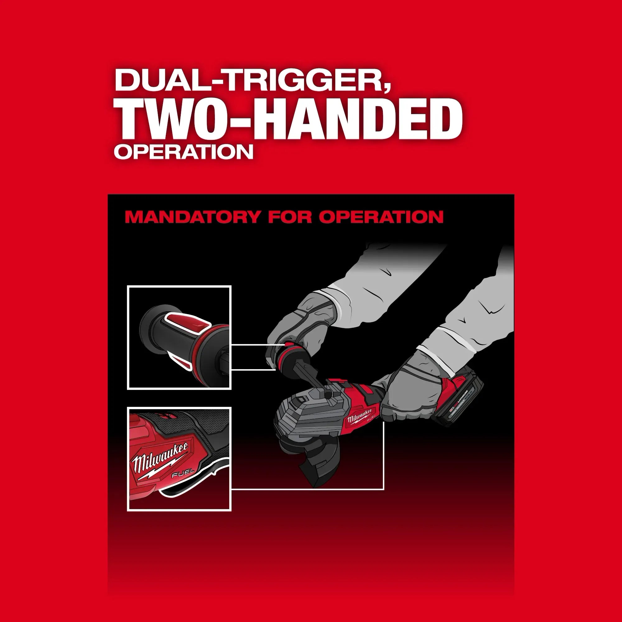 ESMERIL  INALAMBRICO DE 4-1/2" / 5" CON INTERRUPTOR DUAL DE FRENO (HERRAMIENTA SOLA)