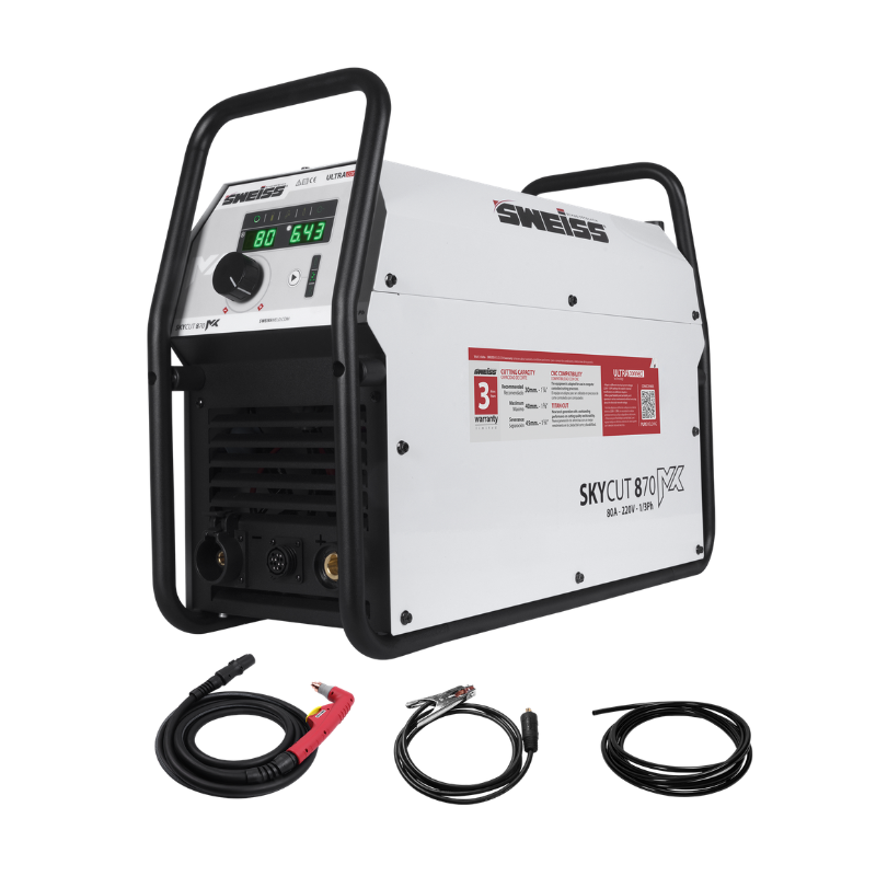 EQUIPO DE CORTE PLASMA CAPACIDAD 1-1/4 SWEISS SKYCUT 870 ULTRACONNECT 80A 220V 1/3PH