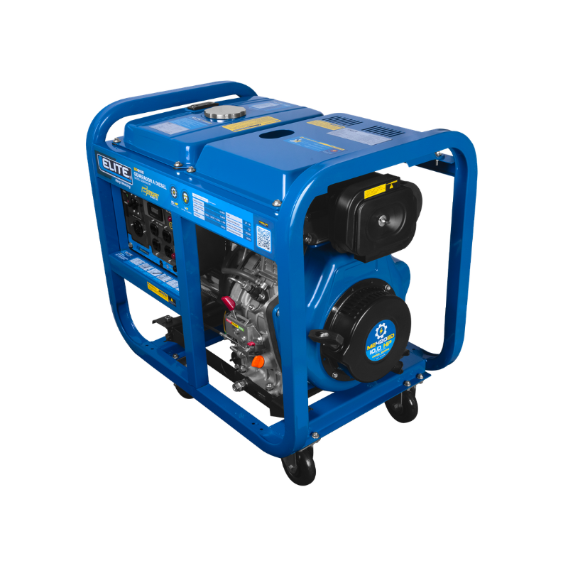 GENERADOR A DIESEL, 6000W, 120/240V, ENC MANUAL Y ELECTRICO