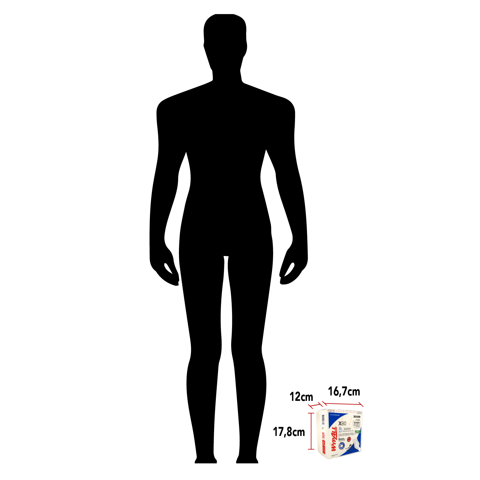 PAÑO INDUSTRIAL WYPALL X-80 AMARILLO 1X30