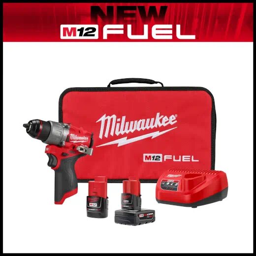 TALADRO INALAMBRICO M12 EN KIT C/ 2 BATERIAS Y CARGADOR