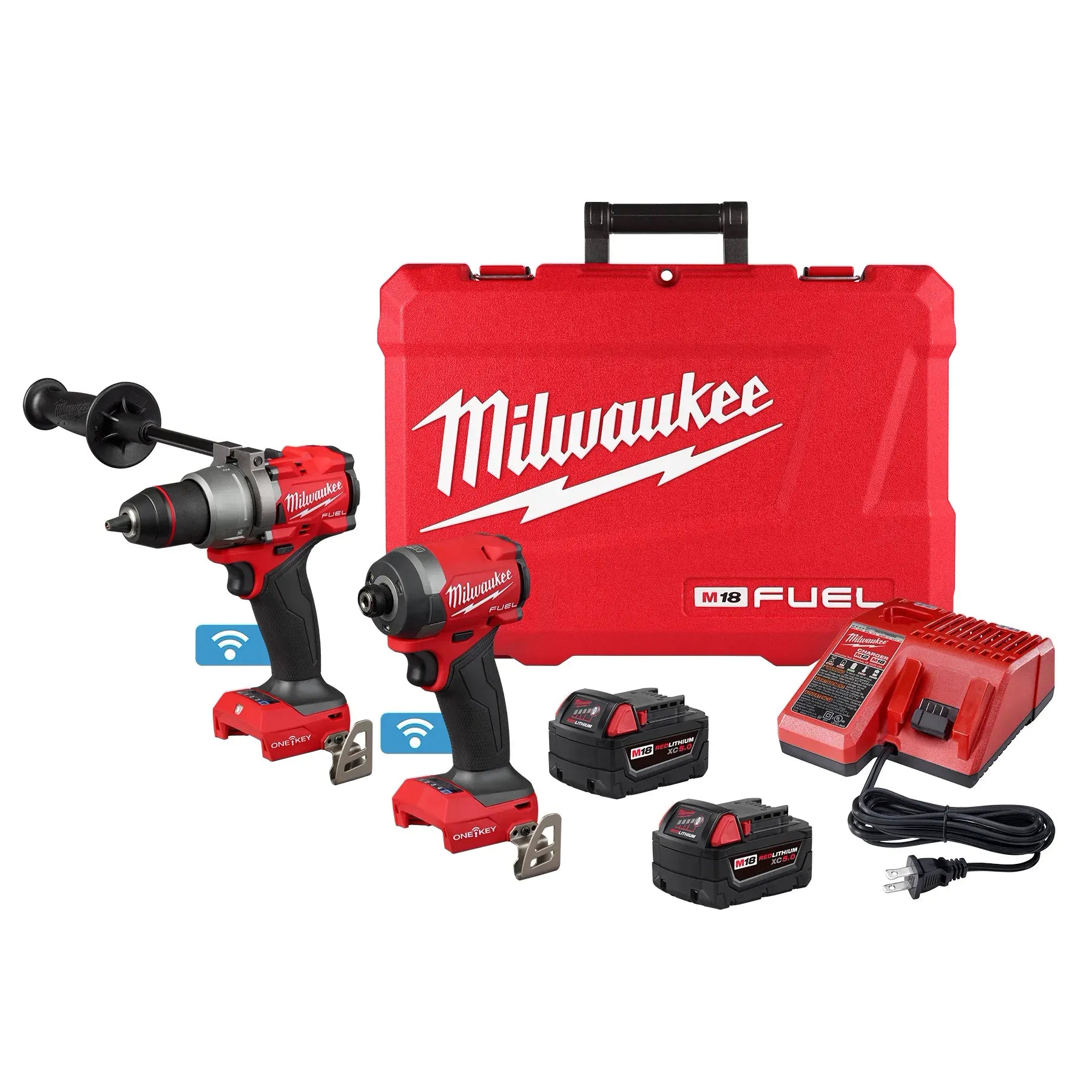 KIT DE TALADRO DE 1/2 Y ATORNILLADOR IM18 FUEL EN KIT  (ONE KEY)