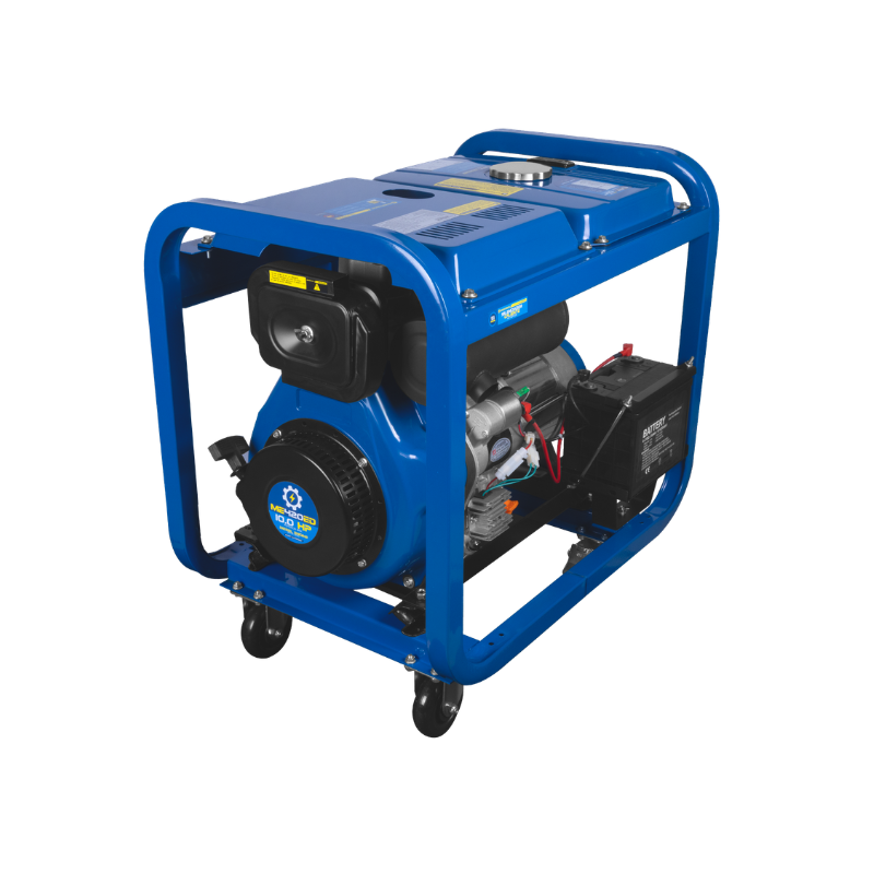 GENERADOR A DIESEL, 6000W, 120/240V, ENC MANUAL Y ELECTRICO