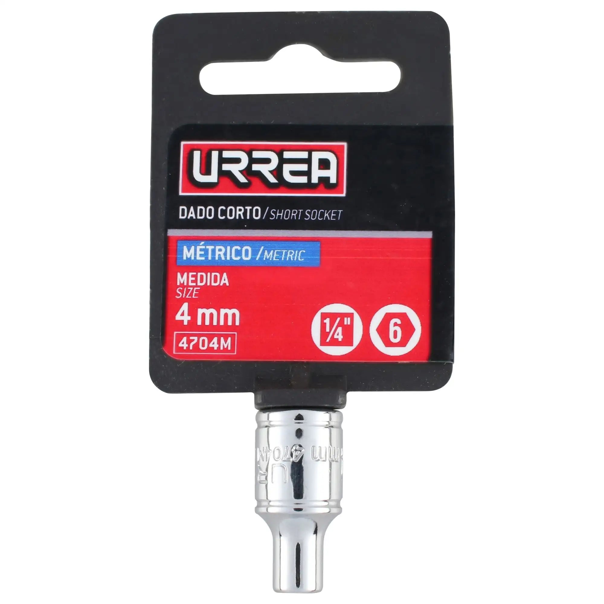 DADO REGULAR 6 PUNTAS 1/4" X 7MM