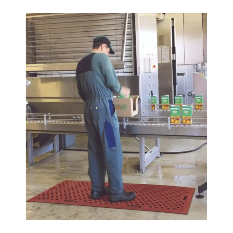 ALFOMBRA ANTIFATIGA PARA ESTACIONES DE TRABAJO EN LA INDUSTRIA ALIMENTICIA GRADO A