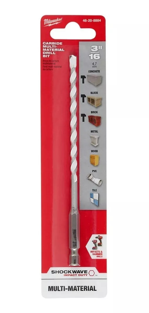 BROCA DE CARBURO MULTIMATERIAL