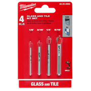 SET DE BROCAS PARA VIDRIO Y PORCELANA DE 4 PIEZAS