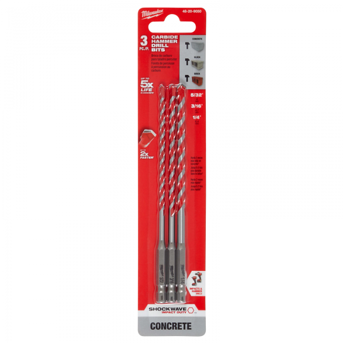 SET DE BROCA DE CARBURO DE 3 PIEZAS