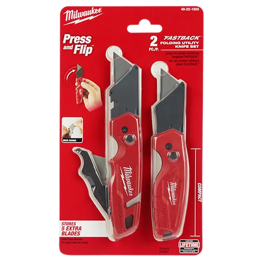 SET DE 2 CUCHILLAS PLEGABLES