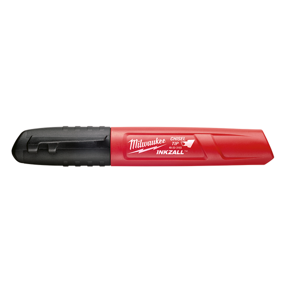 MARCADOR INDUSTRIAL NEGRO PUNTA DE CINCEL - INKZALL