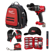 MOCHILA PACKOUT + TALADRO + 5 ACCESORIOS
