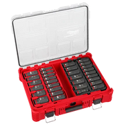 JUEGO DE DADOS DE IMPACTO DE 1/2" METRICOS Y SAE (31 PIEZAS) PACKOUT