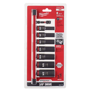 SET DE DADOS DE IMPACTO DE 3/8" DE 8 PIEZAS