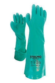 GUANTE DE NITRILO 'NITRILSAFE' VERDE 18